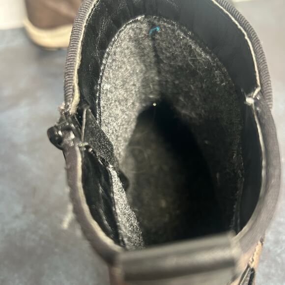 Remonte Women's Tex Zip Ankle Bootie Gray Brown Size 40 - Picture 9 of 13